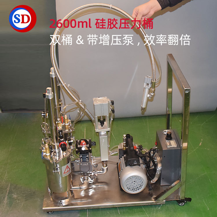 2600m手动l硅胶点胶机